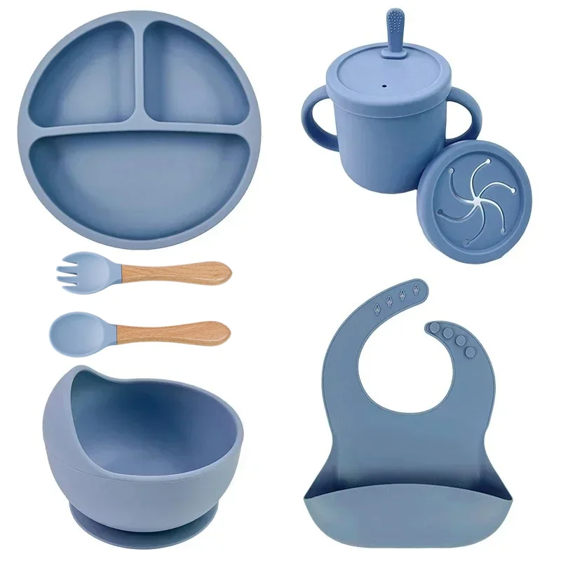 Blue 7PCS Wood Set