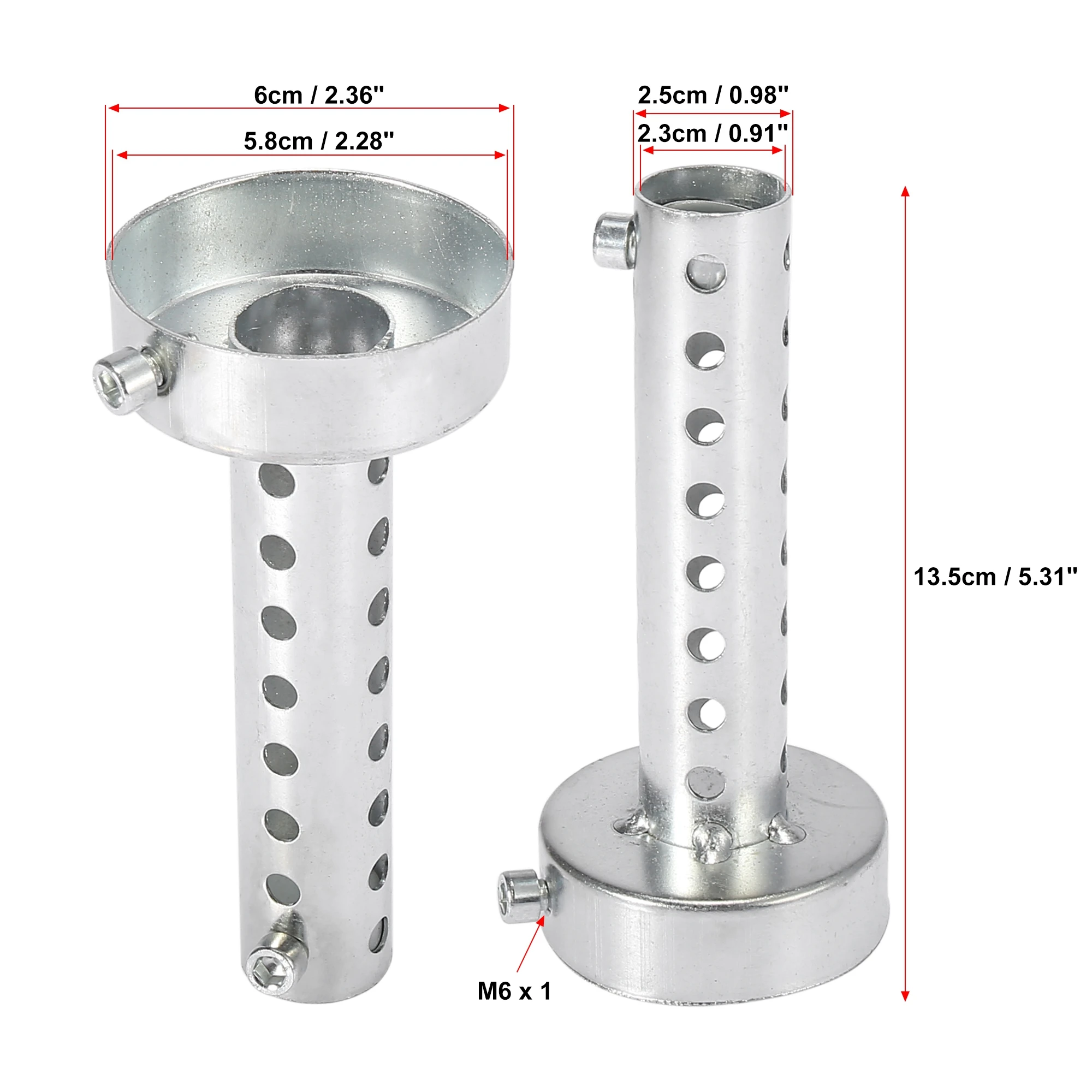 2pcs 60mmx135mm