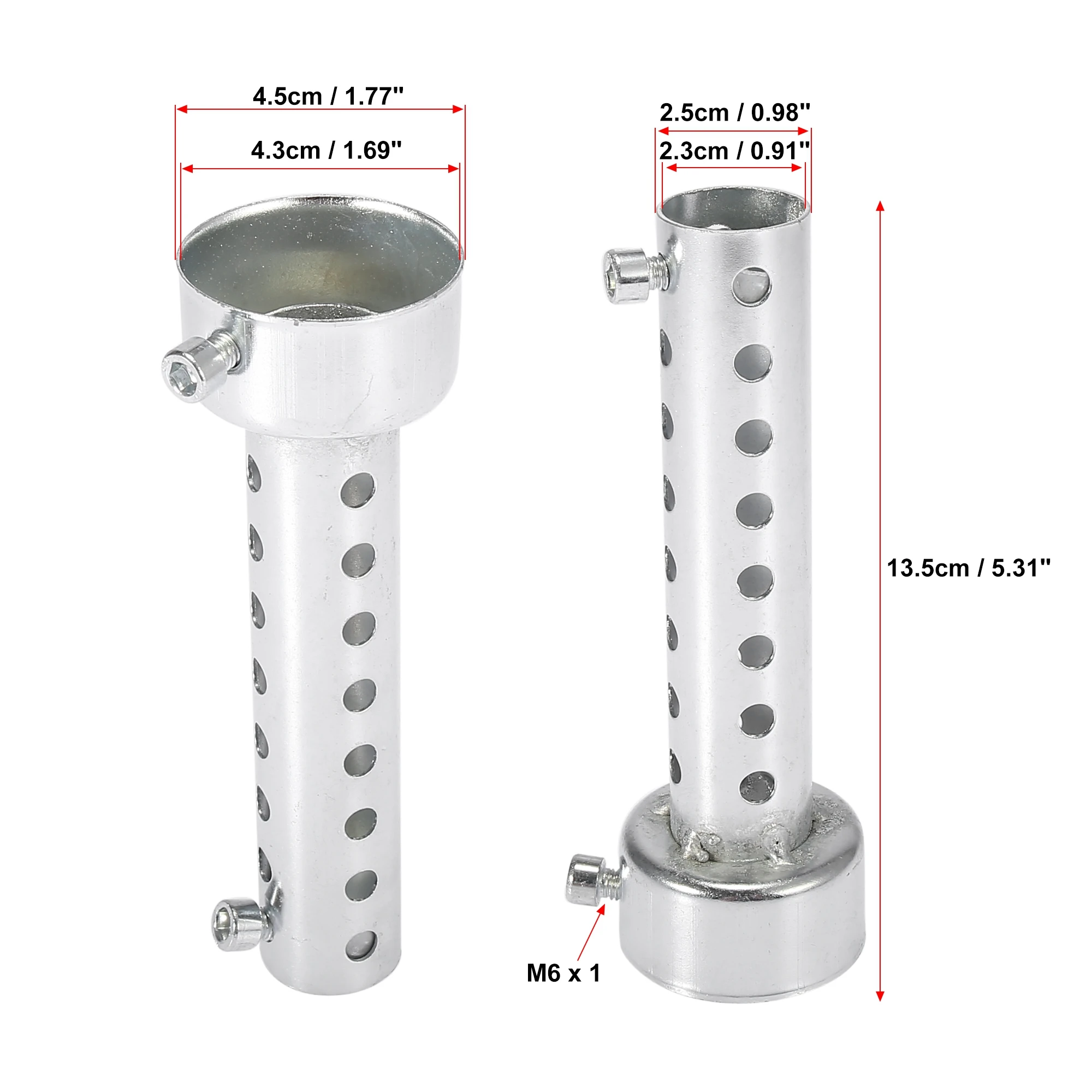 2pcs 45mmx135mm