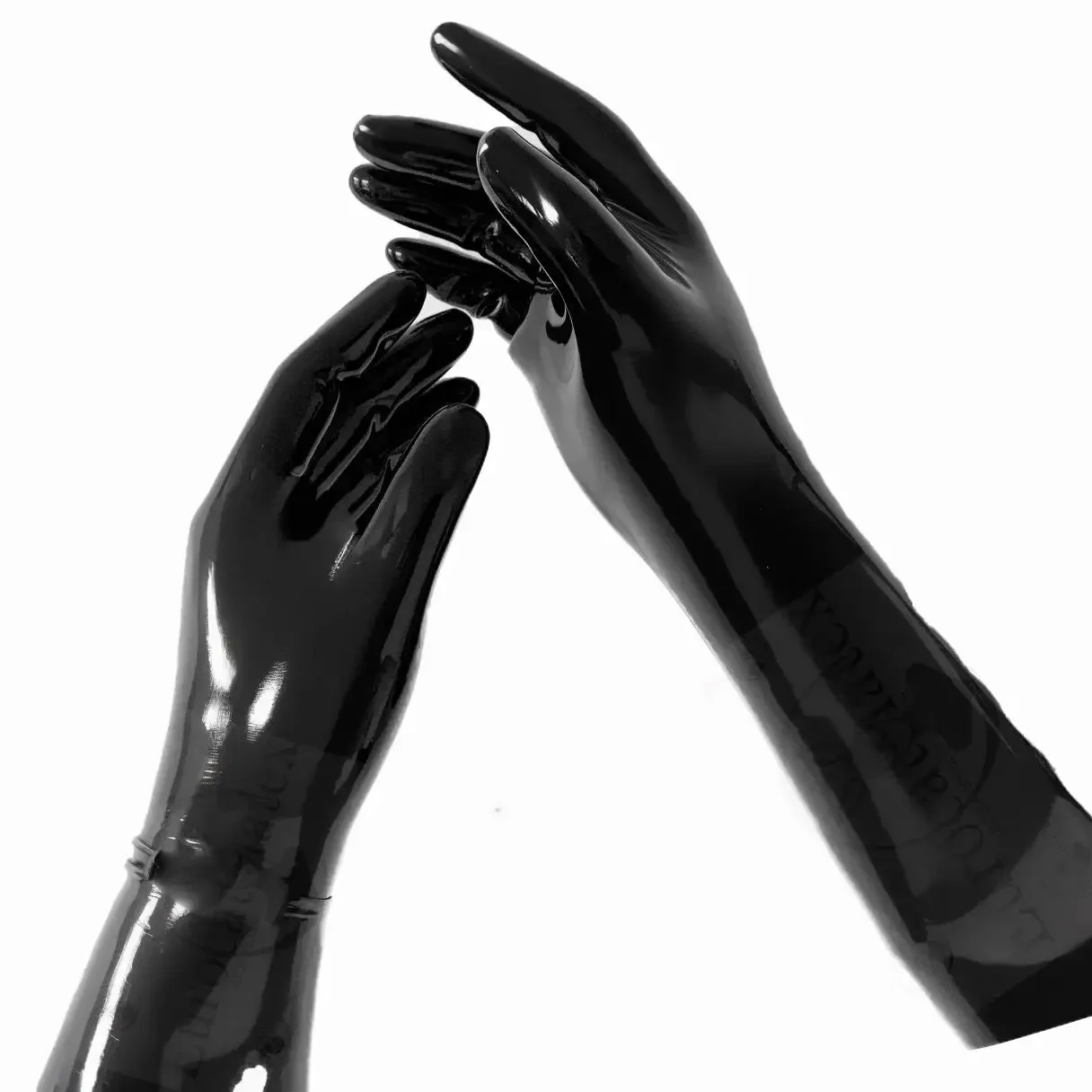 black gloves