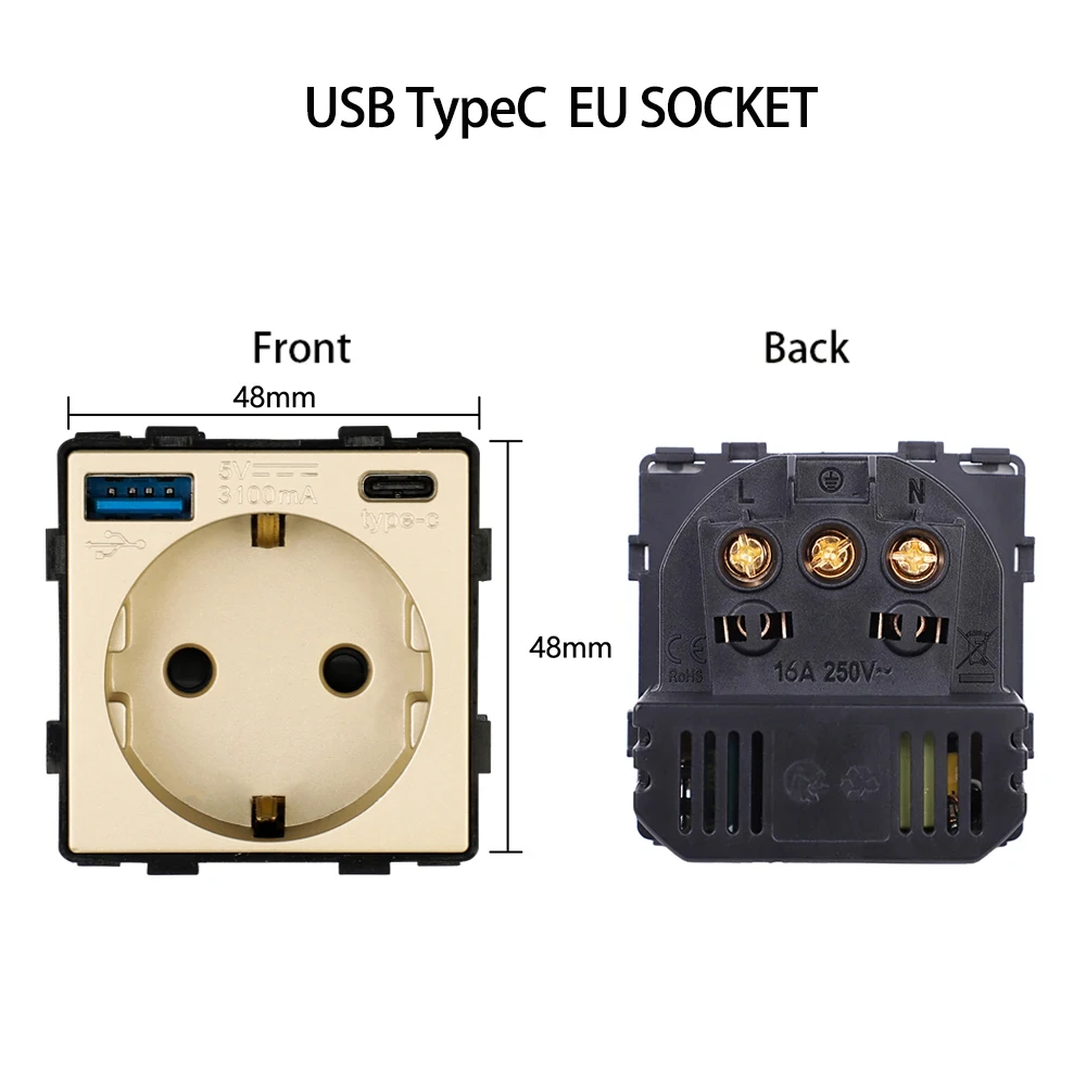 normal type-c socket