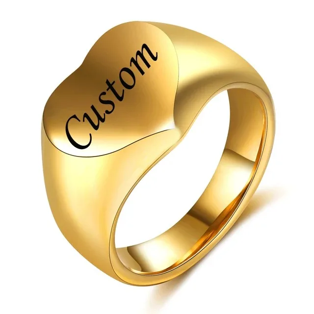 gold heart custom