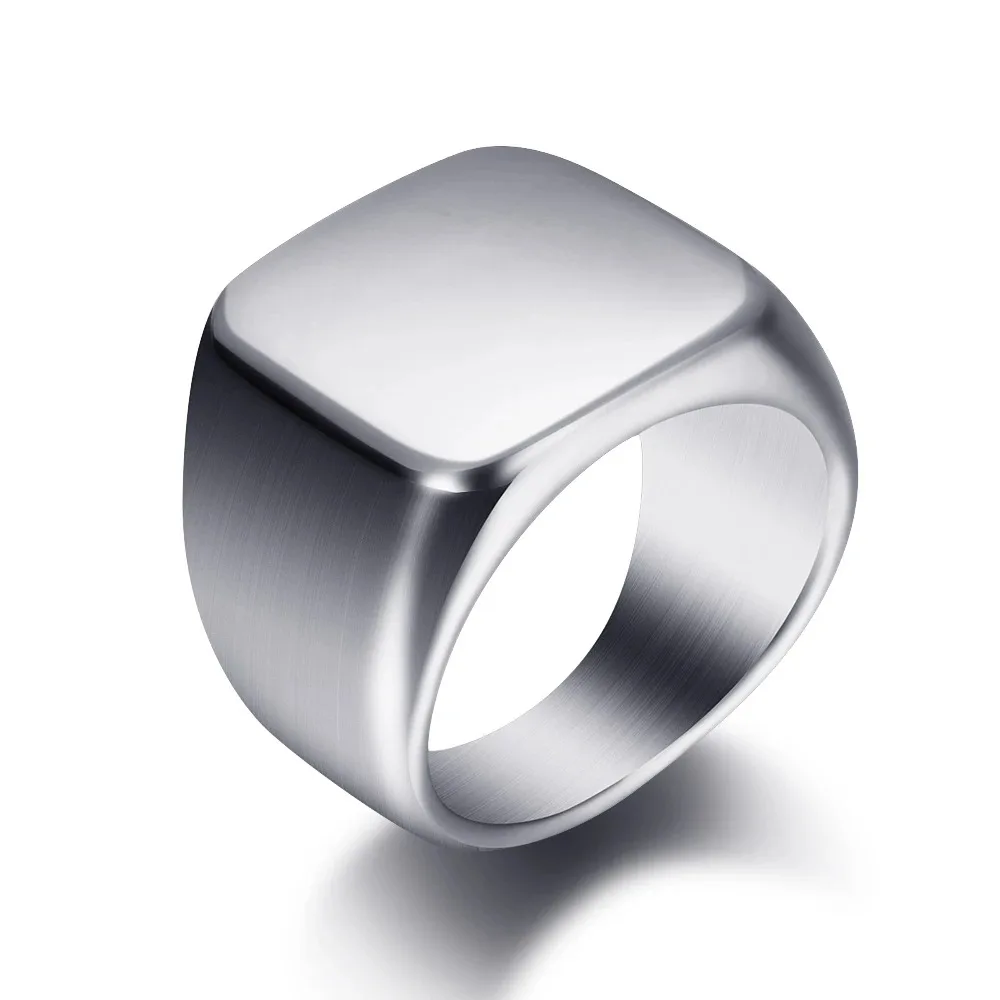 silver square blank