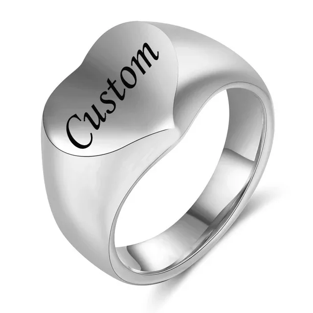 silver heart custom
