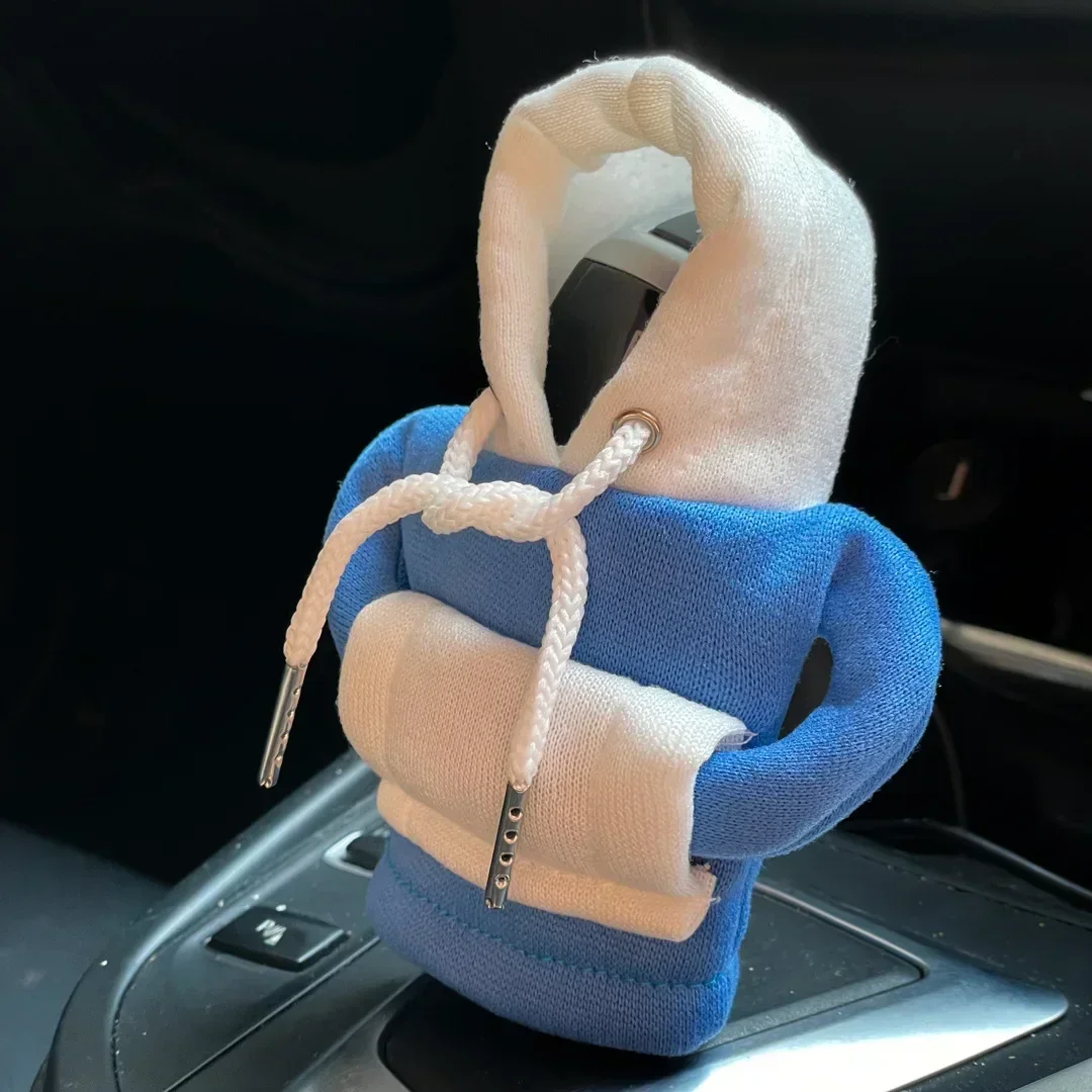 Blue body white hat