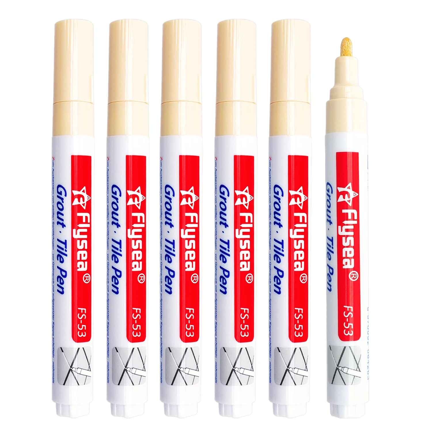Beige-6pcs