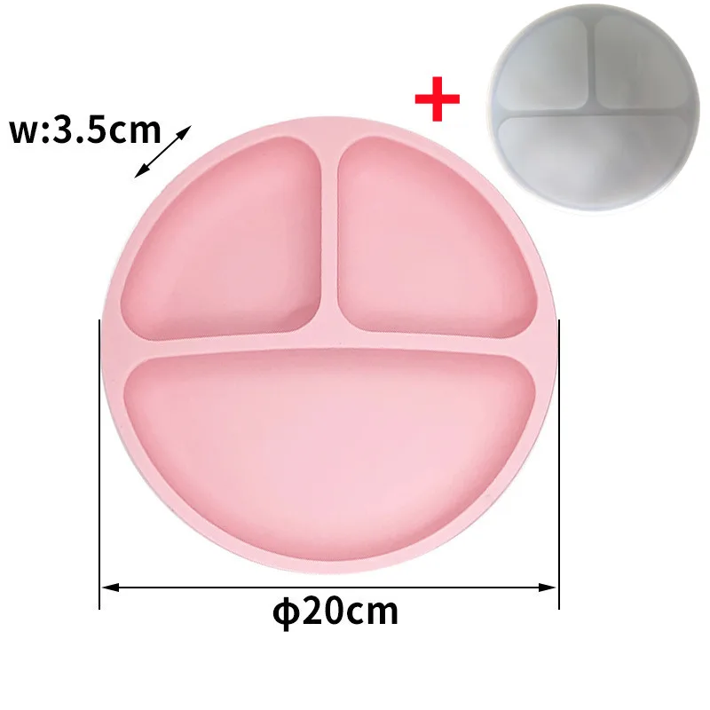 Pink Plate and Lid