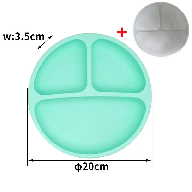 Green Plate and Lid
