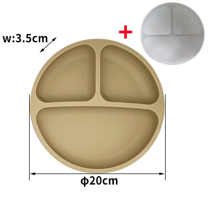 Brown Plate and  Lid