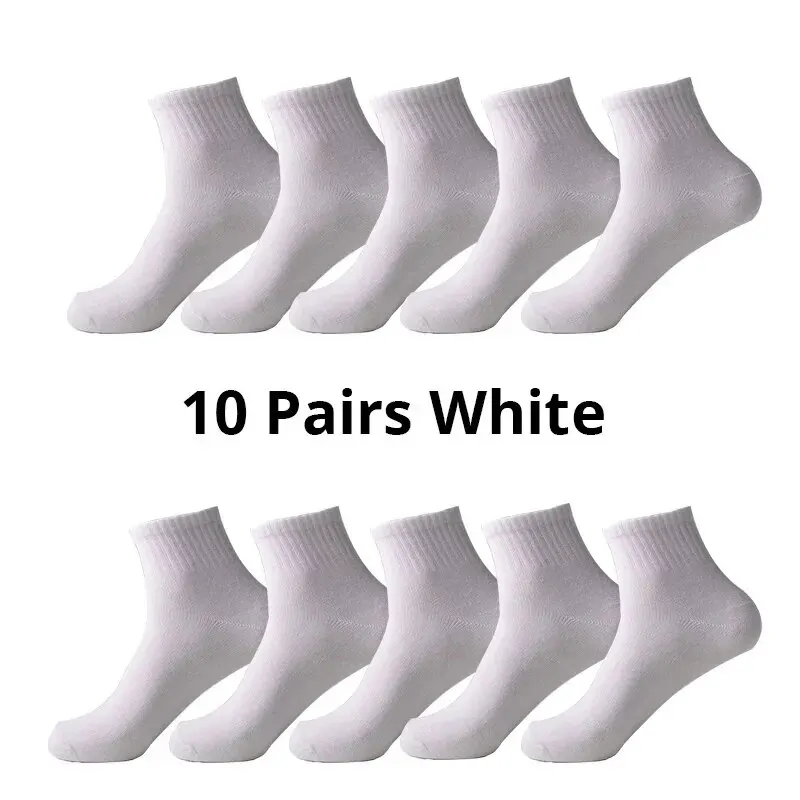10 Pairs White