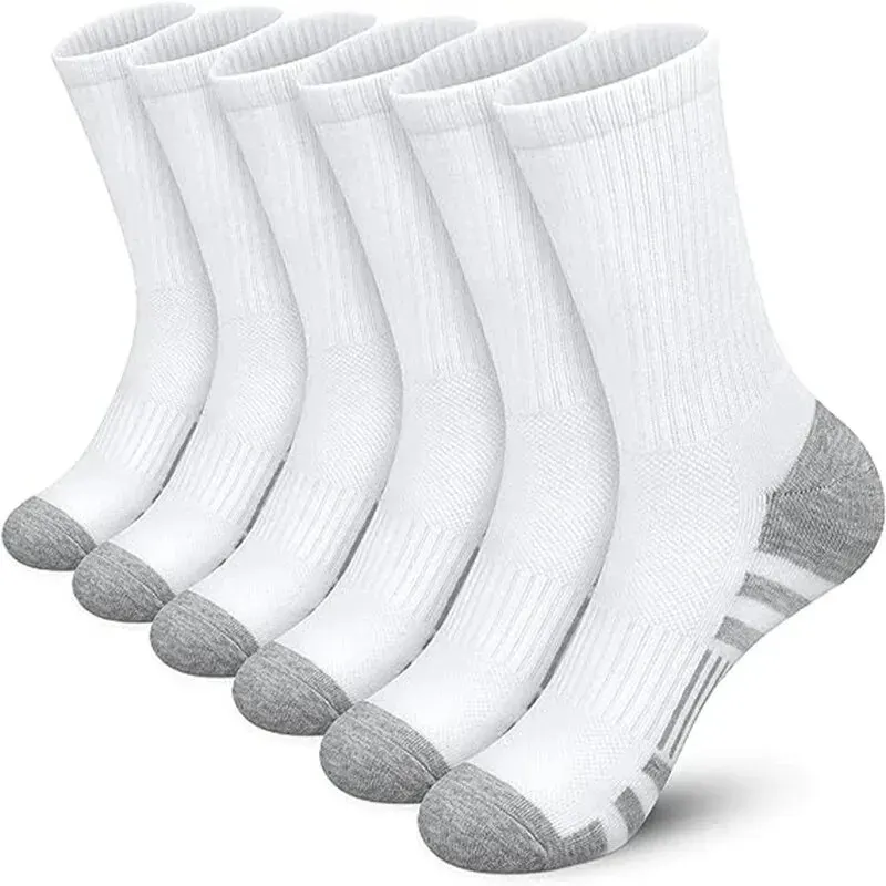 6 Pairs White