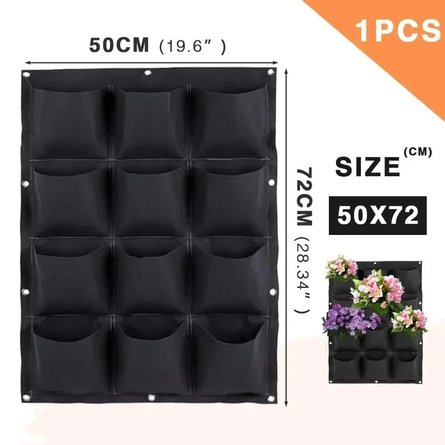 Black 12 Pockets