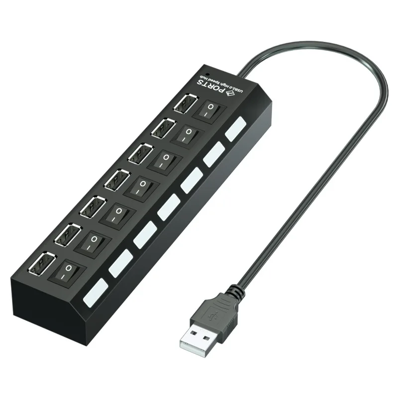 Black 7Port