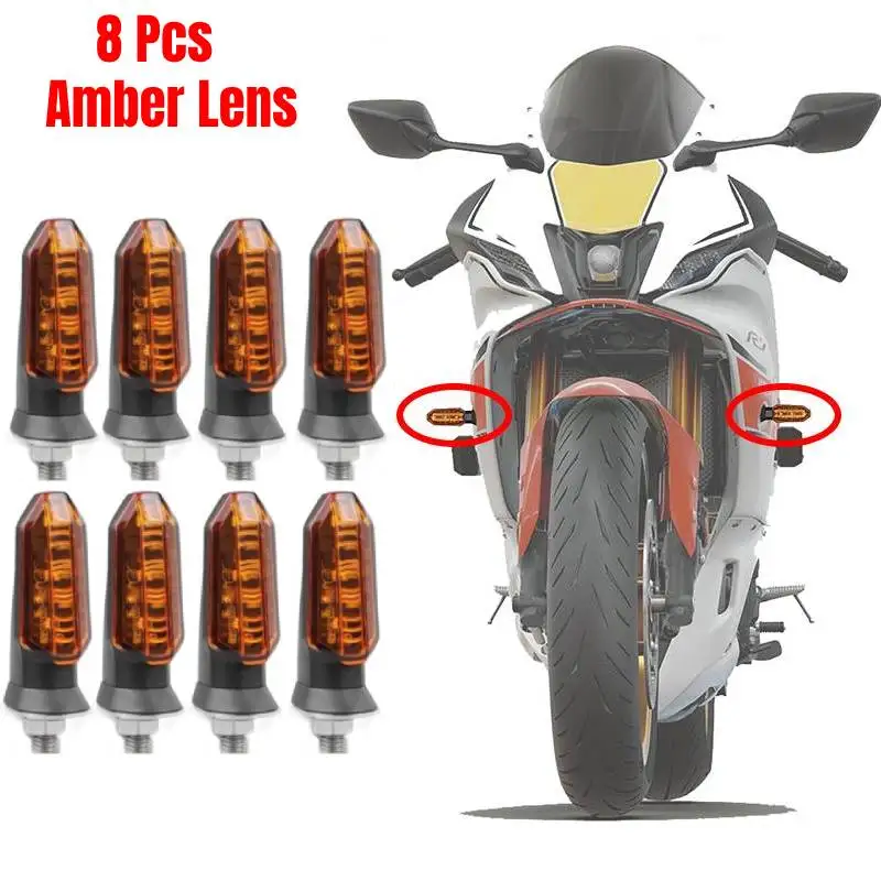 8 x Amber Lens