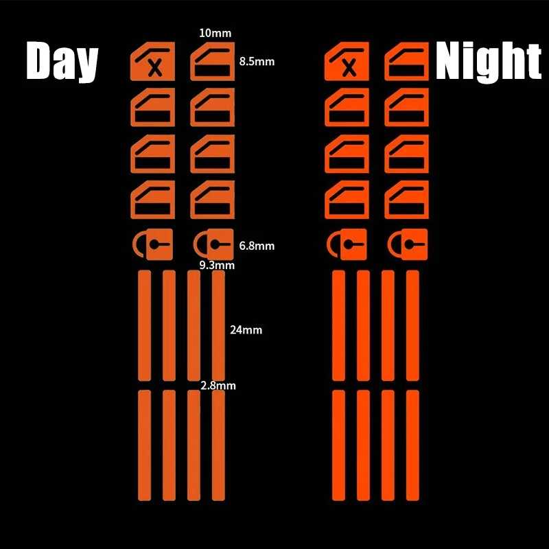 18PCS Orange