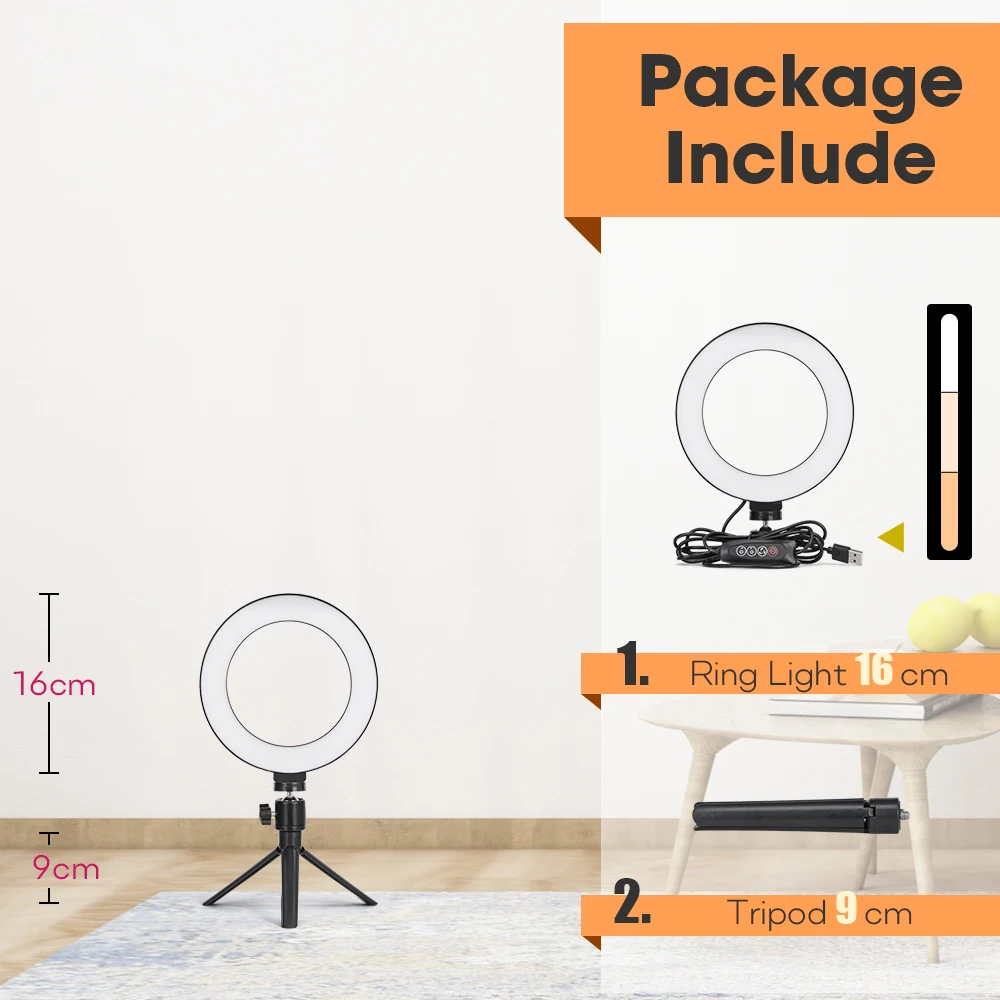 16cmLamp 9cm Stand