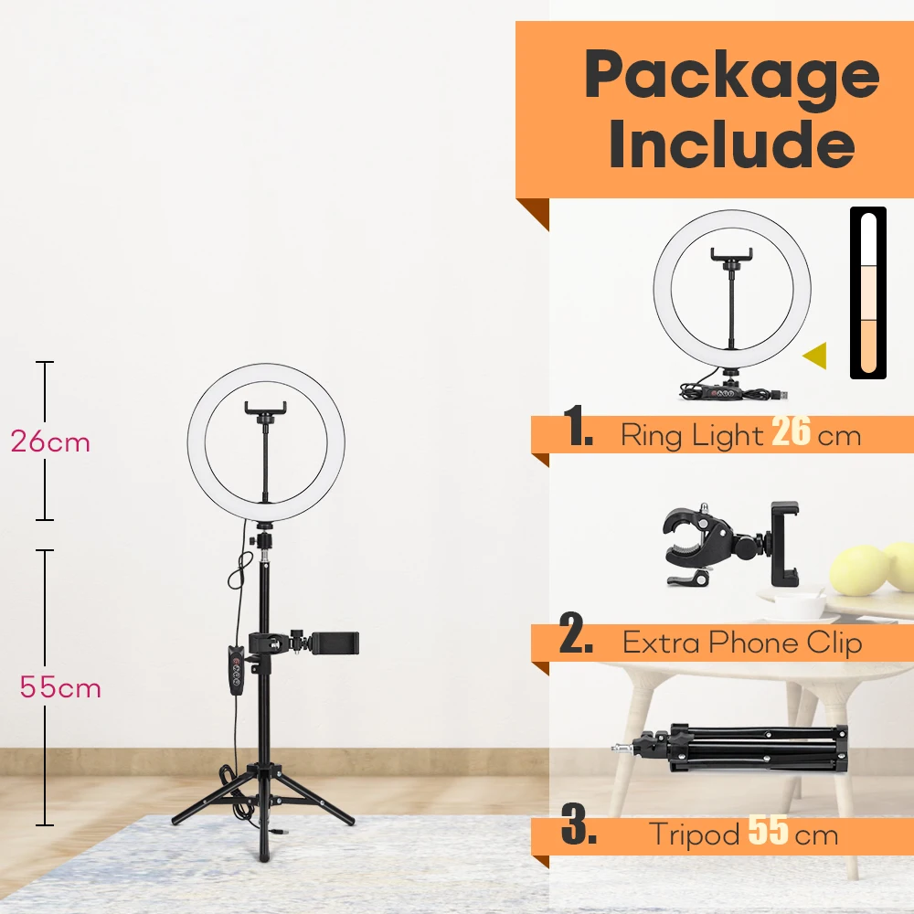 26cmLamp 55cm Stand