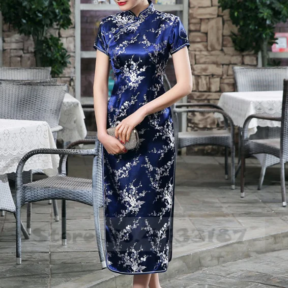 Navy Blue Flower