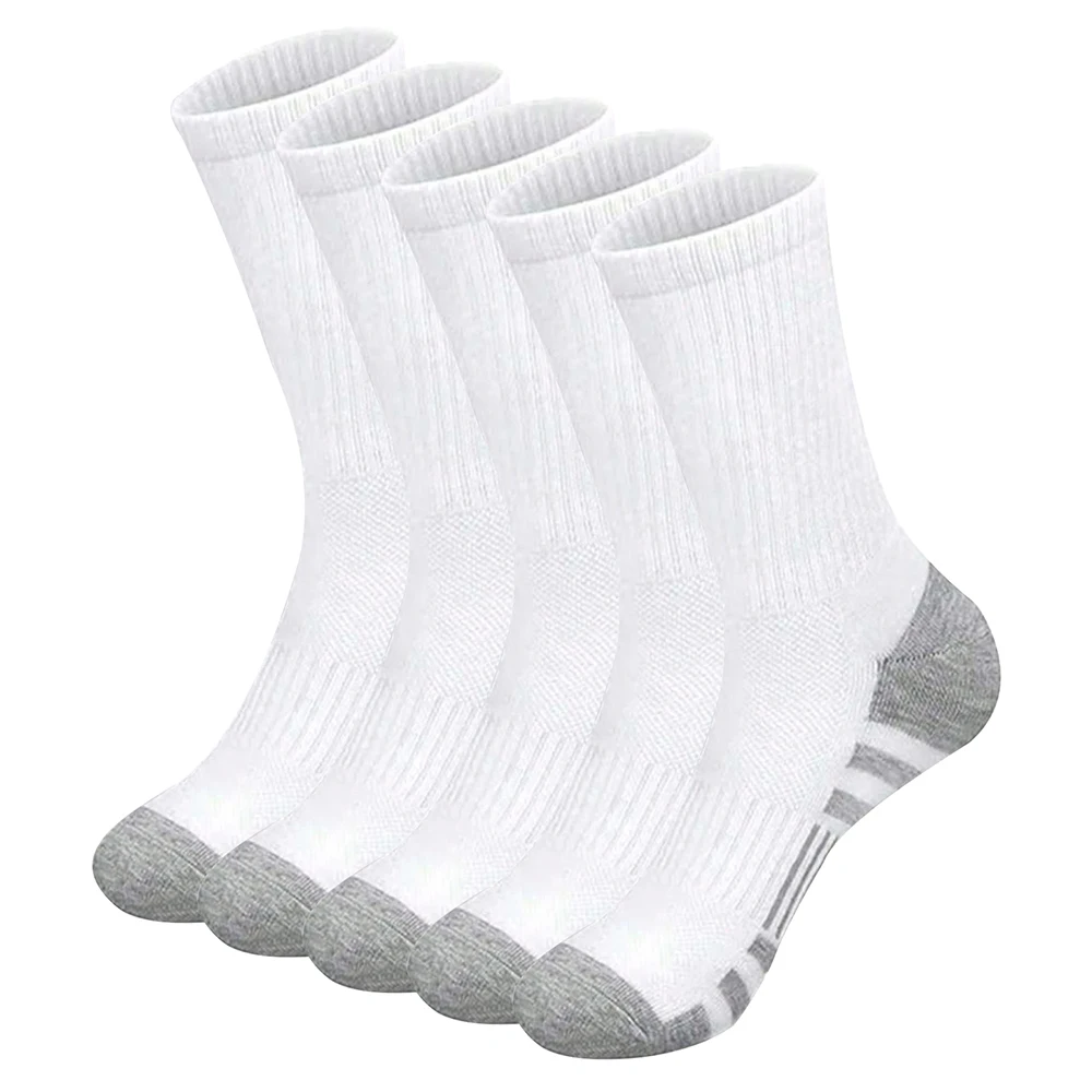 5 Pairs White