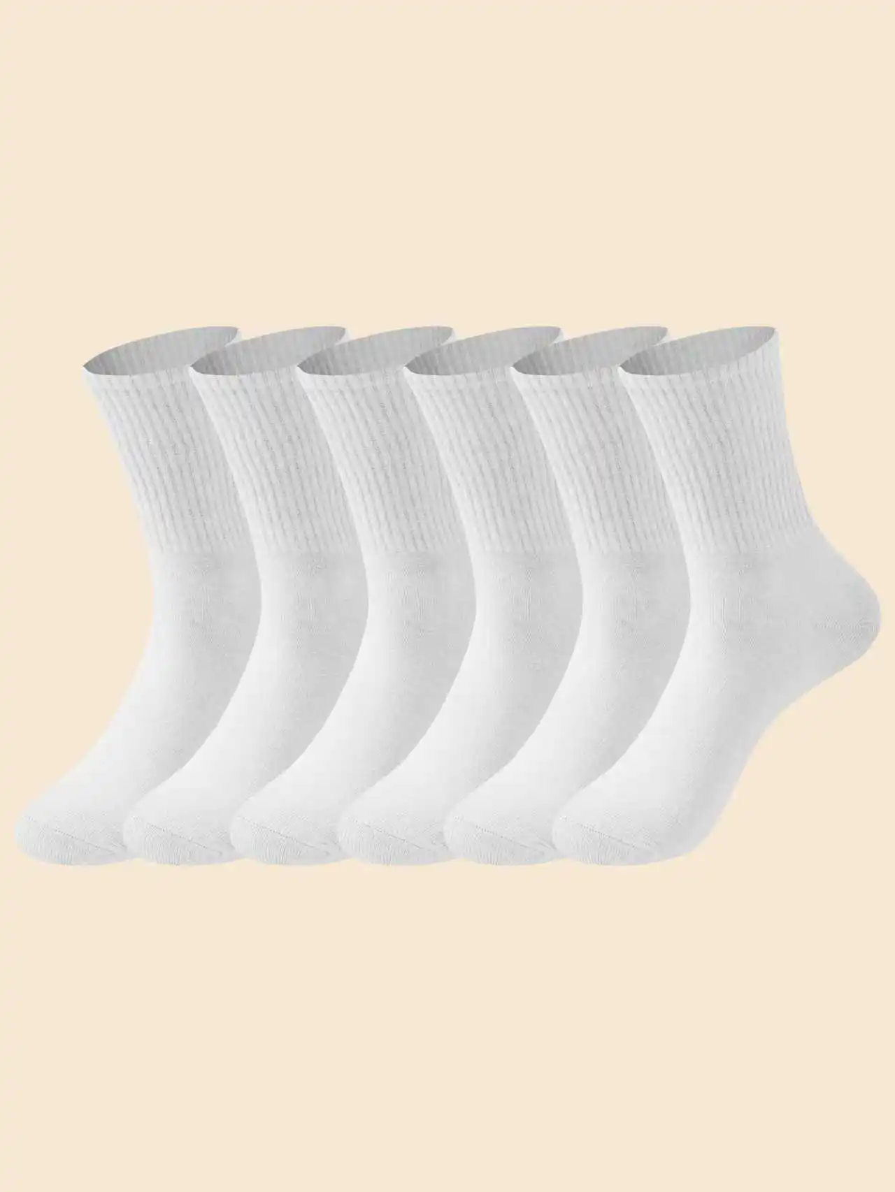 6 Pairs White B
