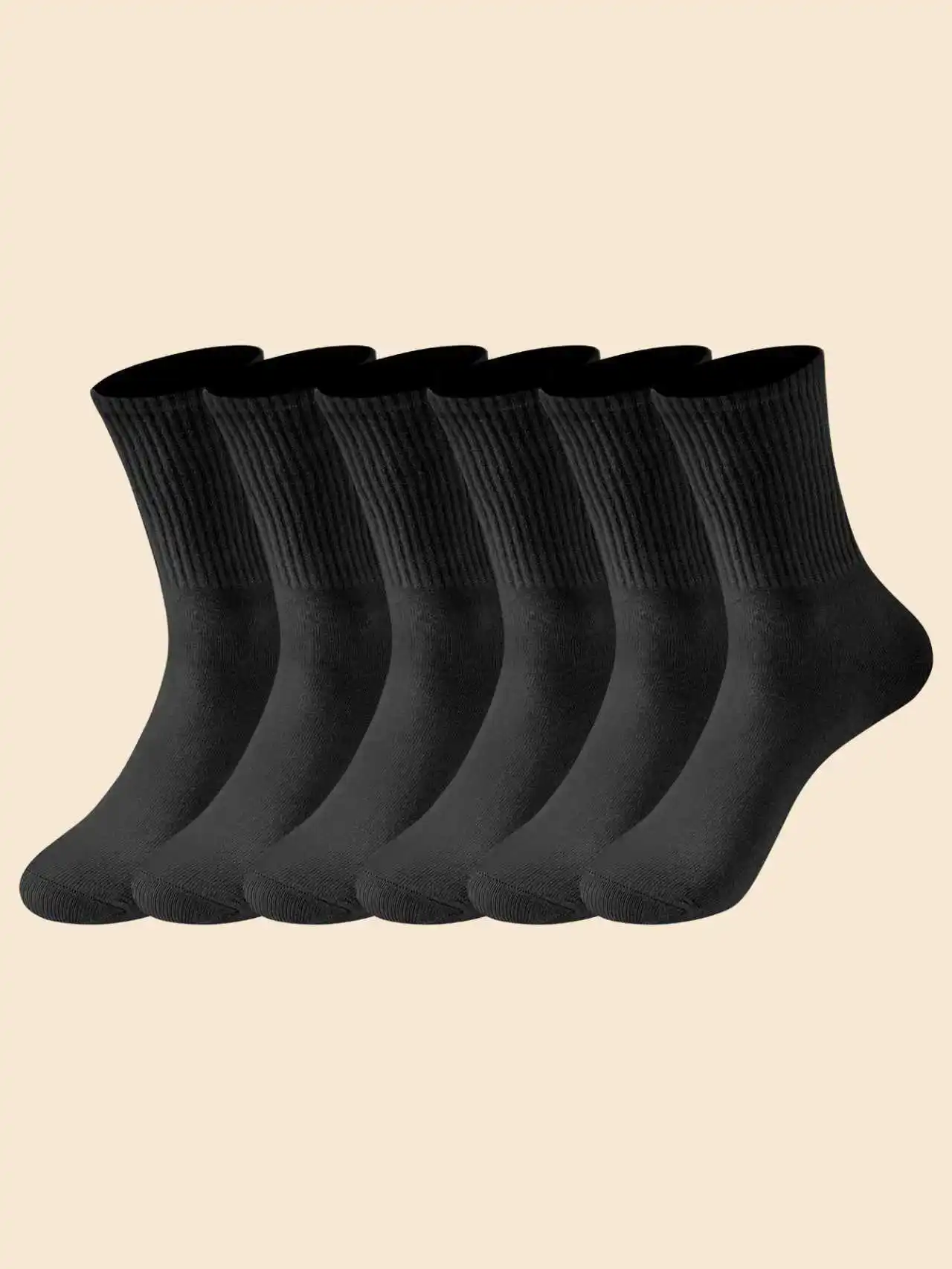 6 Pairs Black B