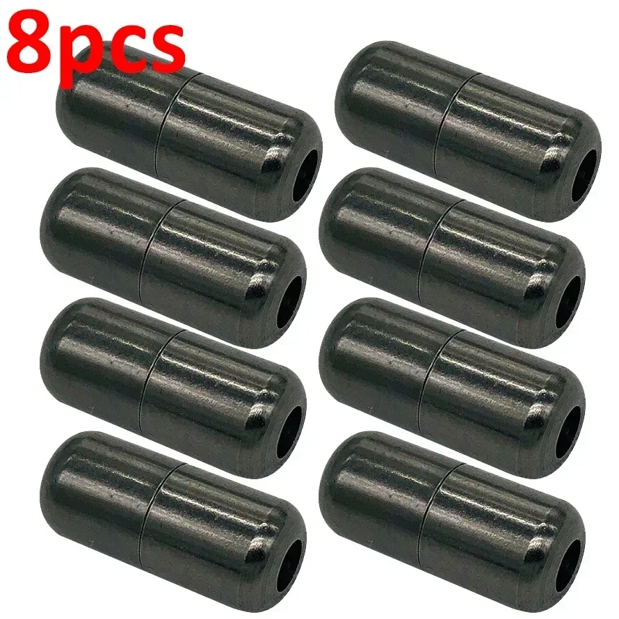black 8pcs