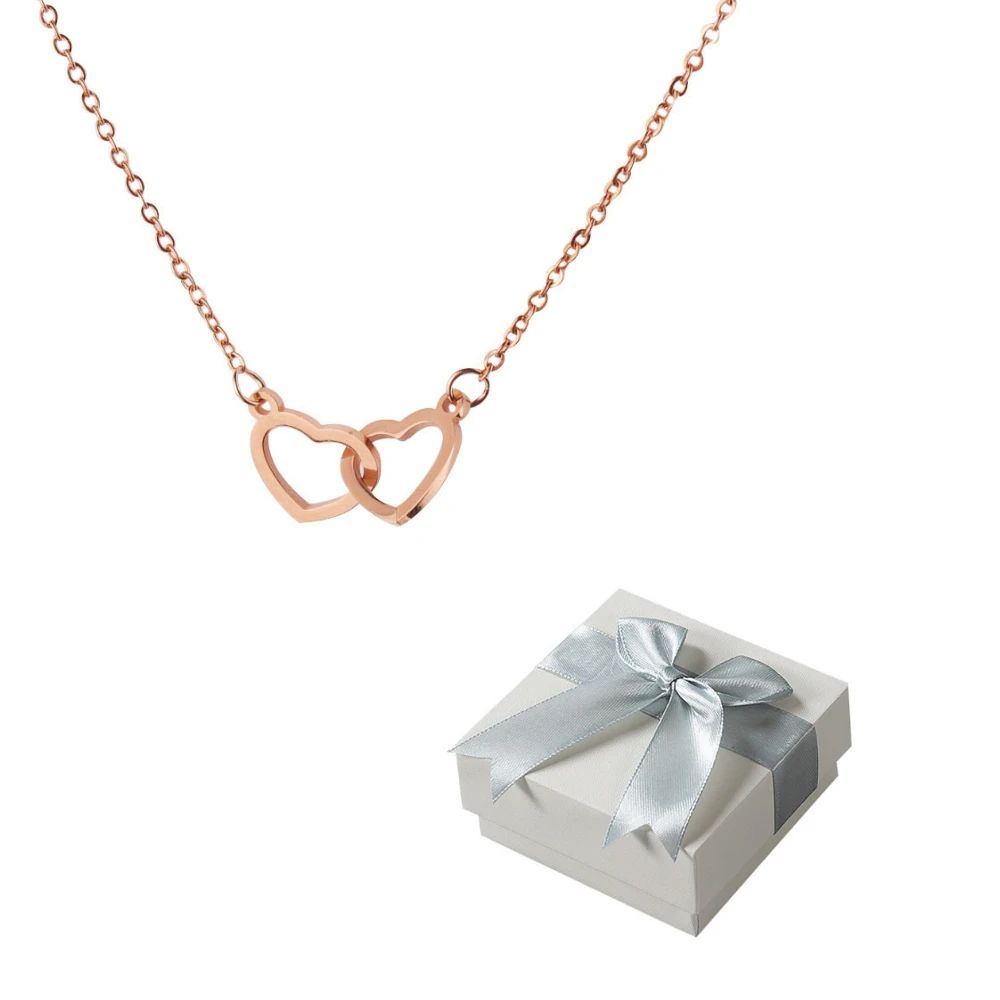 Rose gold white box
