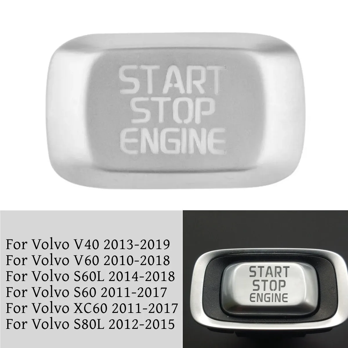 Start button silver