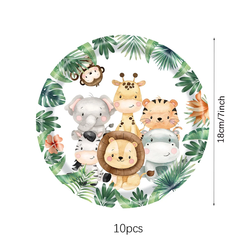 10pcs 18cm plates