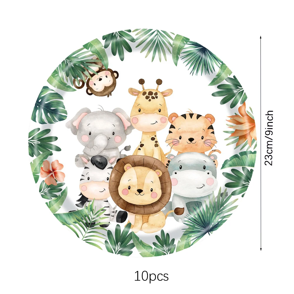 10pcs 23cm plates