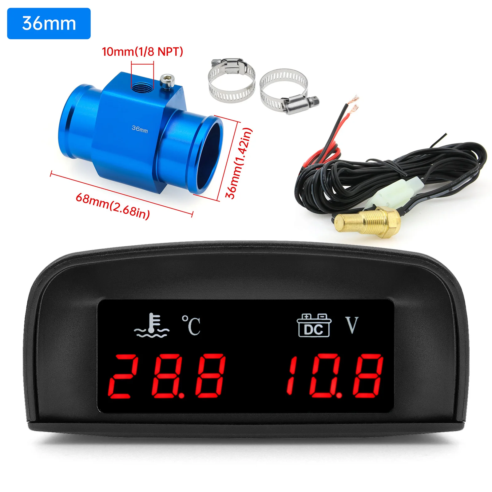36mm Blue adapter