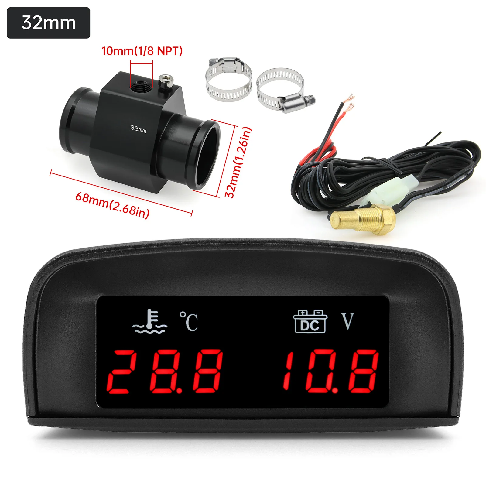 32mm Black adapter