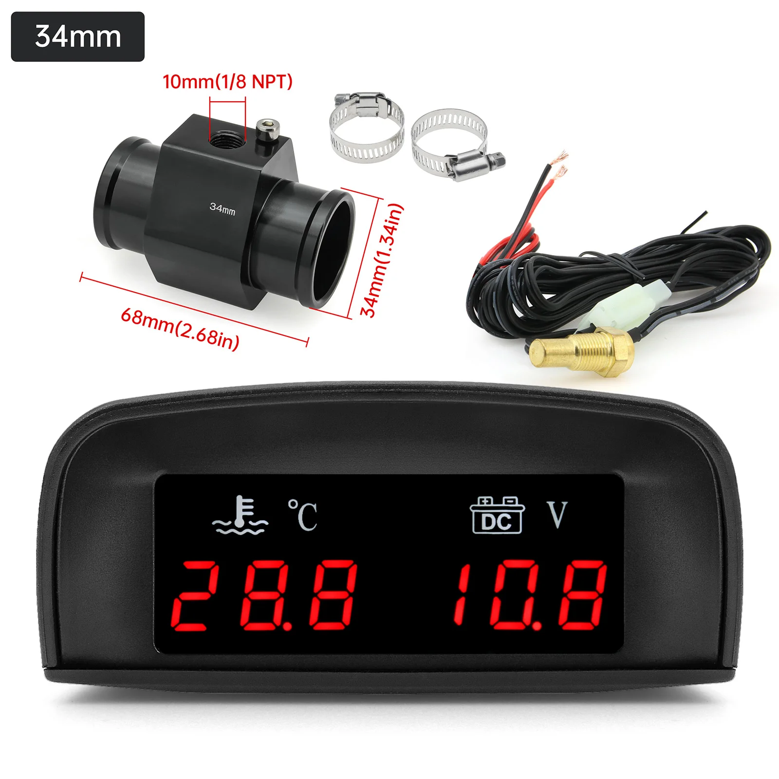 34mm Black adapter