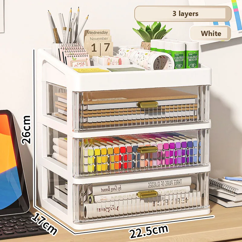 3 layers white