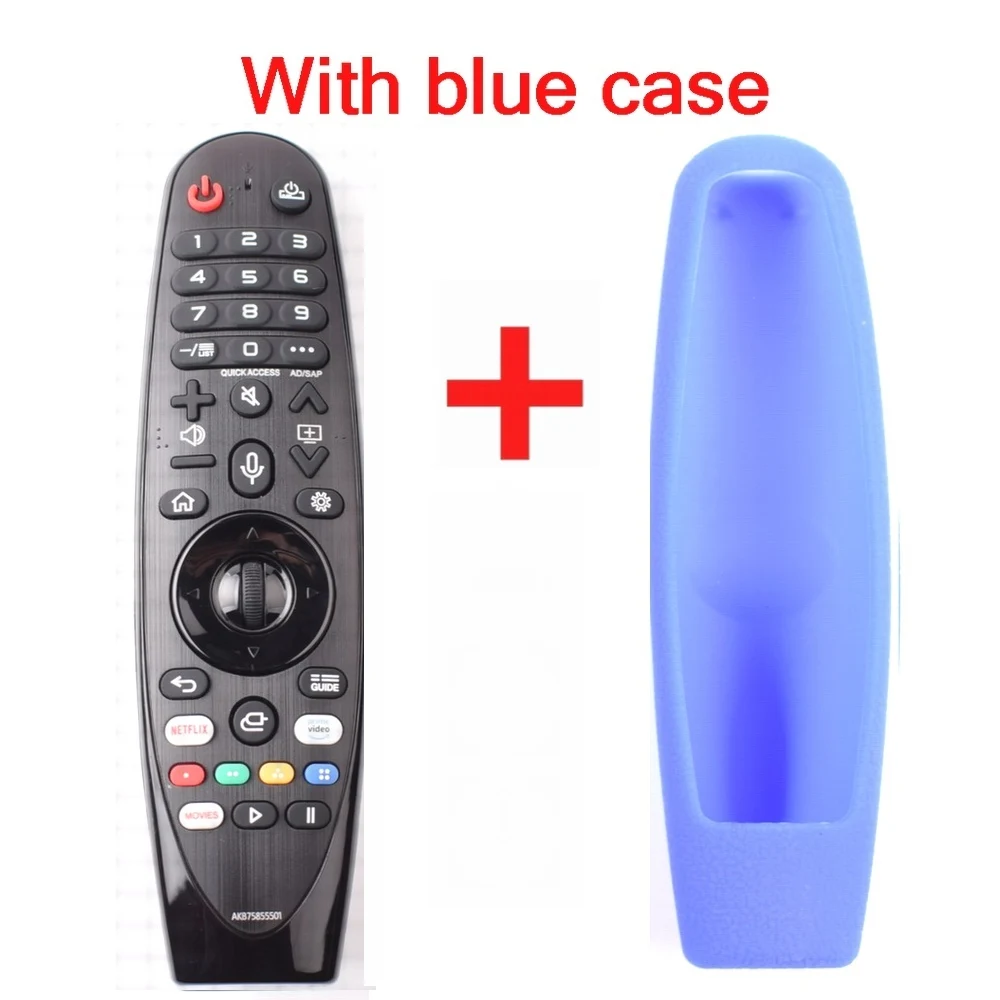 with blue case