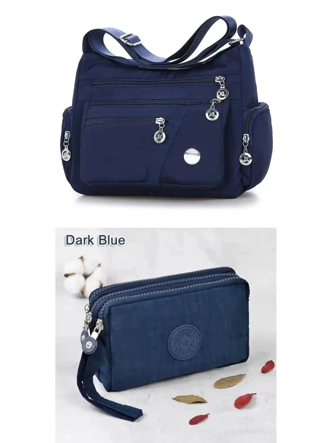 2Pcs Set Blue