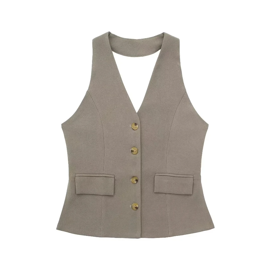 khaki top