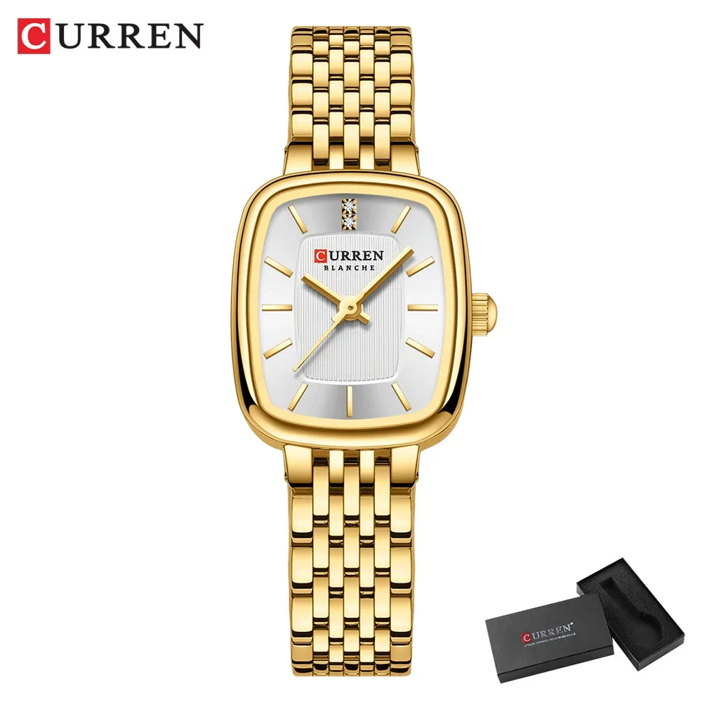 gold white box