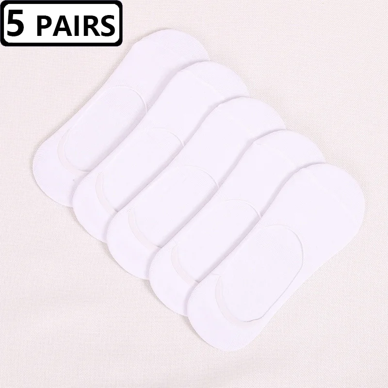 5 pairs white