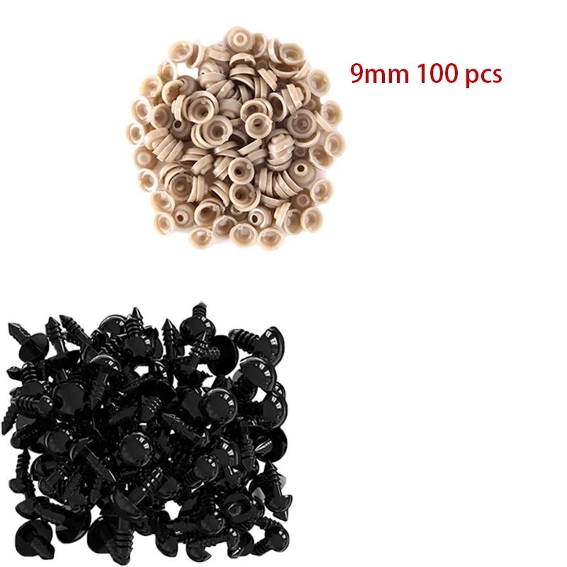 9mm black 100pcs