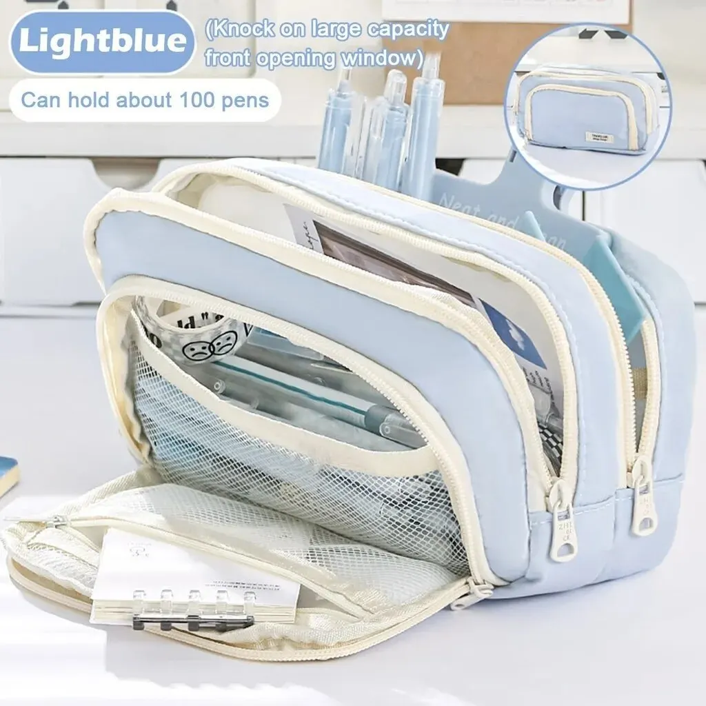 With logo-Light blue