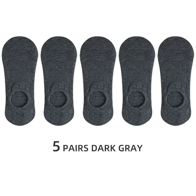 5 Pairs Drak grey