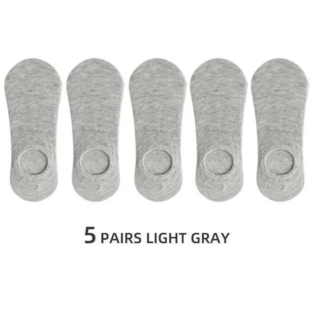 5 Pairs Grey
