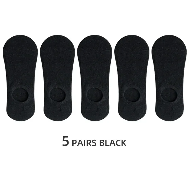 5 Pairs Black