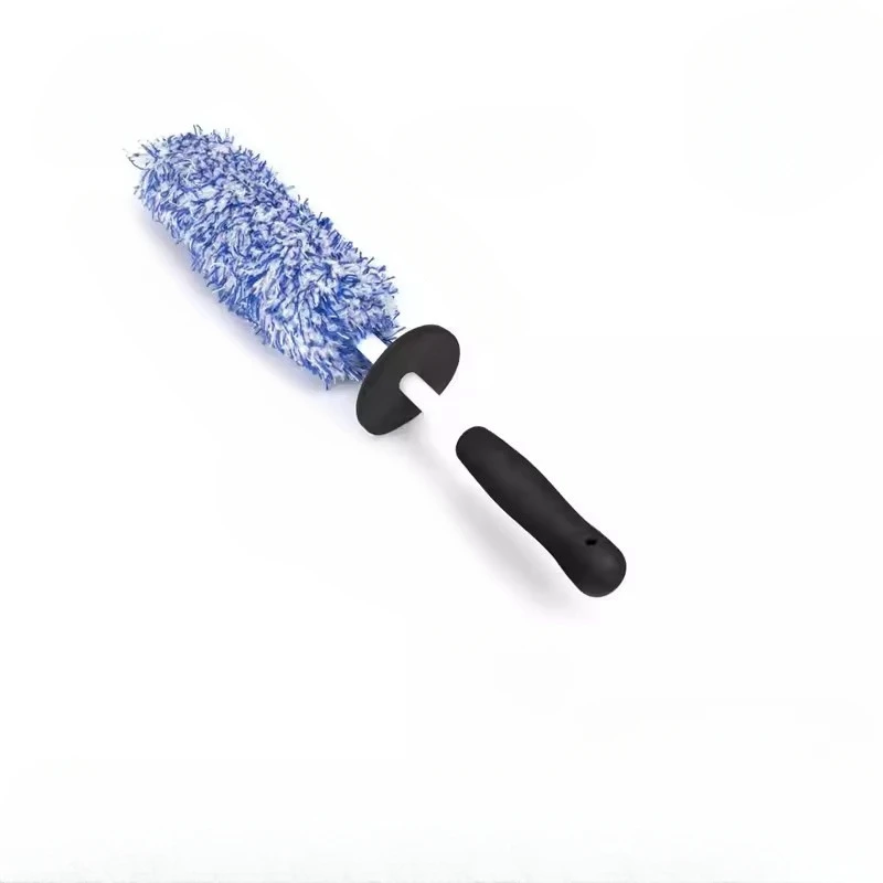 blue long brush