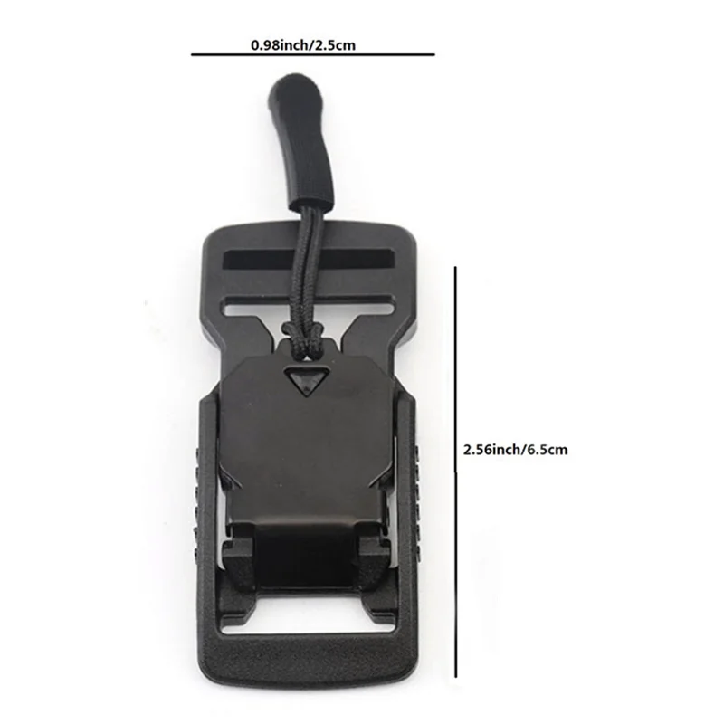 Buckle-Black 2.5cm