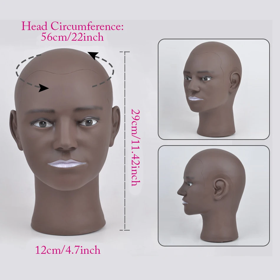 Men with dark skin