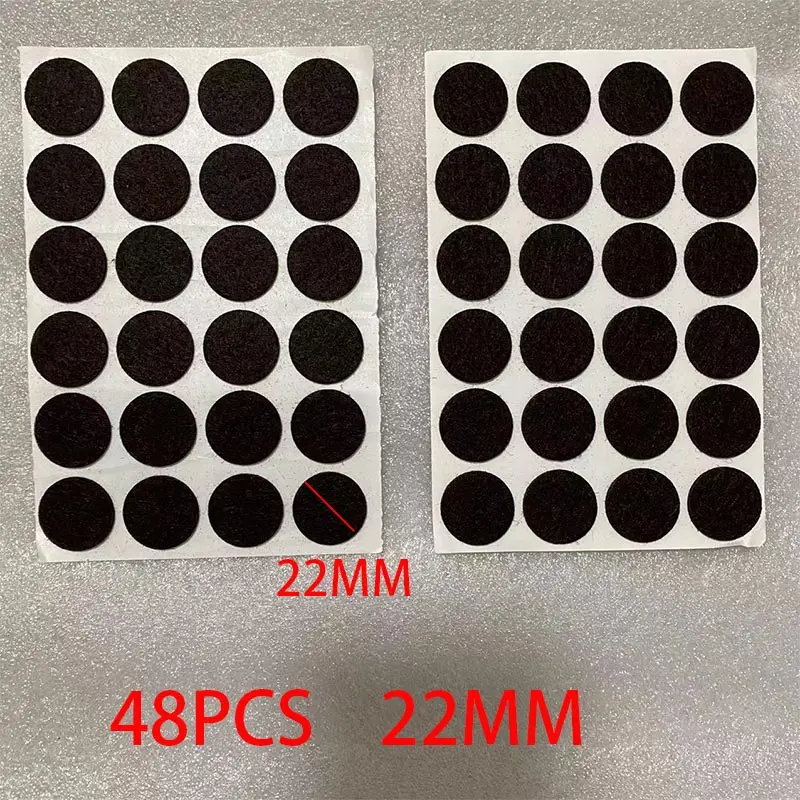 48PCS black circular