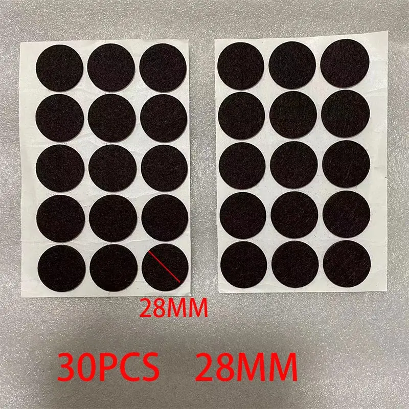30PCS black circular