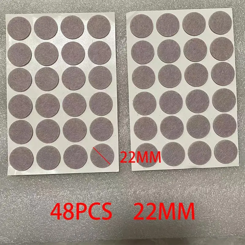 48PCS Beige circular